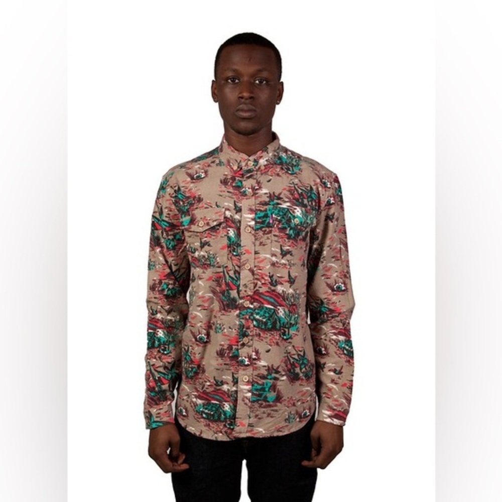 Mishka MNWKA Duck Hunt Long Sleeve Button Up‎ Men's Size Small